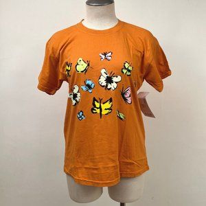 Obey Organic T-Shirt "Butterfly Sketch" Desert Sun